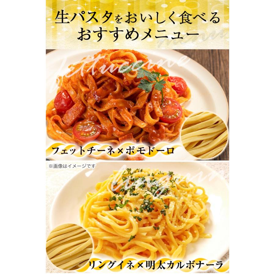 パスタ 本格 生パスタ 送料無料 選べる 2種 九州産 小麦 フェットチーネ リングイネ 8食 (2食×4袋) 1袋200g 国産 麺