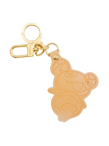 Louis Vuitton Pre-Owned - 2004 Porte Cles Panda key holder - women - Gold Plated/Leather - One Size