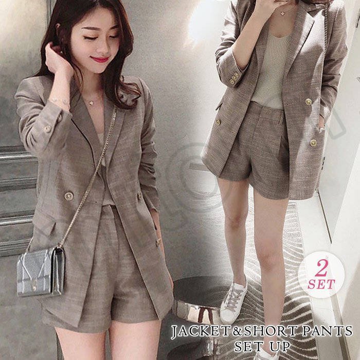 セットアップ レディース 夏 ジャケット ブレザー スーツ ショートパンツ 2点セット おしゃれ ウェストゴム ワイドパンツ オフィス 通勤 Ol 代30代40代 Hqnqs5lkzh ファッション M R Aesthetics De
