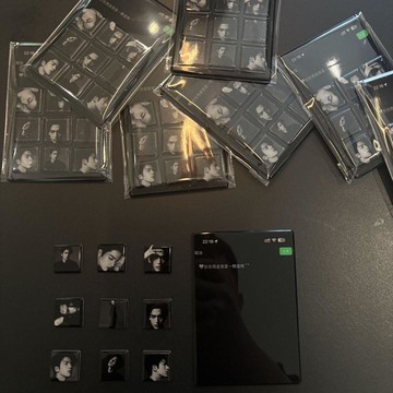 張凌赫周邊磁吸冰箱貼可愛卡通冰箱裝飾粉絲應援物料禮物磁力貼