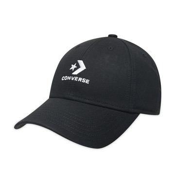 【CONVERSE】LOCK UP BASEBALL 休閒帽 棒球帽 男帽 女帽 黑色-10022130-A01