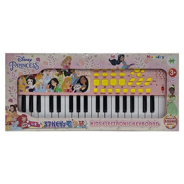 HUNDRED PICTURES 百耘圖 Disney Princess 公主 37Keys電子琴 帶音樂音效  49.6 x 20.5 x 3.5cm  1個