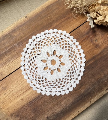 【好日戀物】德國vintage 古董手工鉤針蕾絲025氛圍感家居裝飾