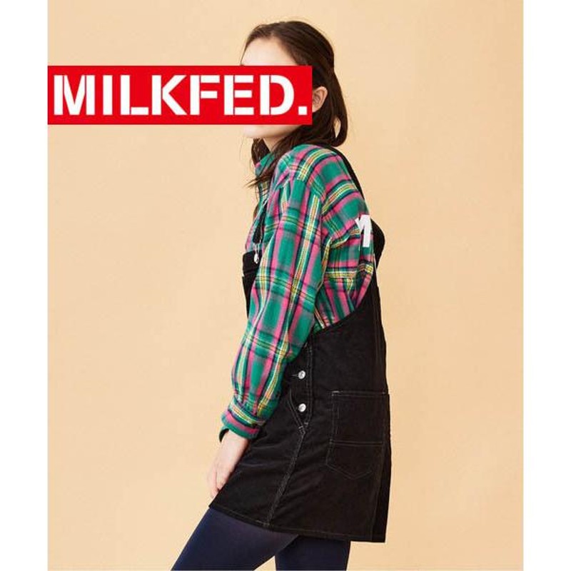 スカート ジャンパースカート ミルクフェド MILKFED CORDUROY MINI