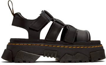 Dr. Martens 黑色 Mattison 3 Strap 凉鞋