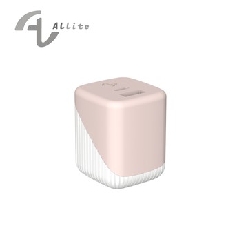 [萬摩科技]Allite B2 32w氮化鎵雙孔快充 寶寶粉