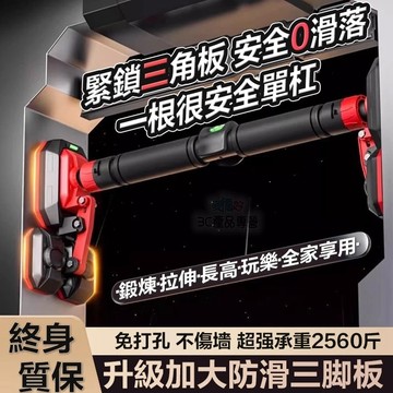 現貨隔日達🔥免打孔防滑單槓 室內單槓  引體向上槓 健身單槓 門框引體向上 練背肌 練胸肌 練腹肌 門上單槓 吊單槓
