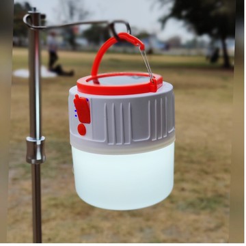 太陽能充電led節能燈泡球泡燈 戶外移動野營燈