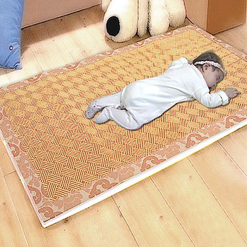 凱蕾絲帝-台灣製造-加厚挑高御皇三D透氣專利柔藤涼墊-嬰兒蓆(70X130)