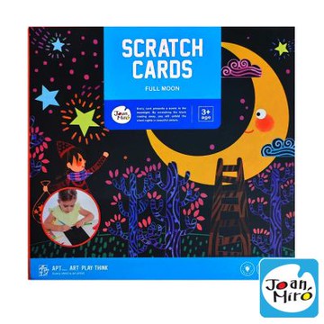 【JoanMiro 原創美玩】童話故事刮畫紙-星月夜 JM03041