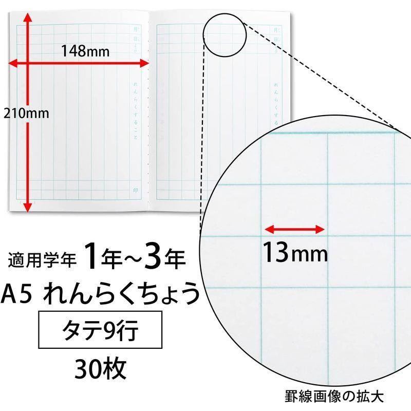 キョクトウ 学習帳 カレッジアニマル れんらくちょう縦書き9行 A5 LP81