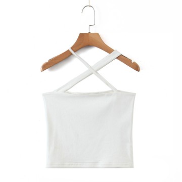 【RC8318】220909小性感交叉針織背心 黑/白 1/3 (預購)