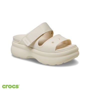 Crocs卡駱馳 (女鞋) Crocs 卡駱馳 Soho Two Strap Sandal 雙帶涼鞋-冰凍米色 212861-2MC
