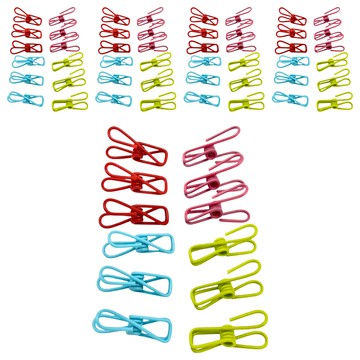 百貨King 線型夾 曬衣夾  彩色  5組