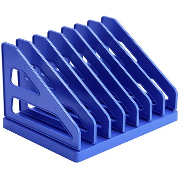 公文架/文件架 桌面書立架資料筐文件架學生課本雜志架塑料書架公文掛架靠五檔大『XY20305』