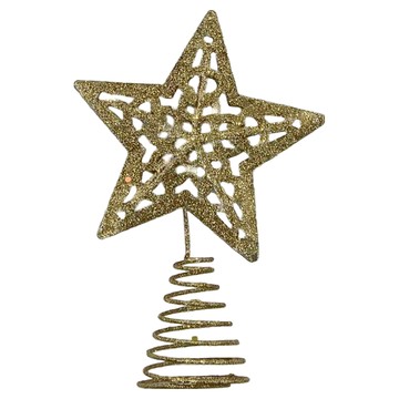 鏤空金蔥樹頂星組  5.5吋  GTX-6244  1組