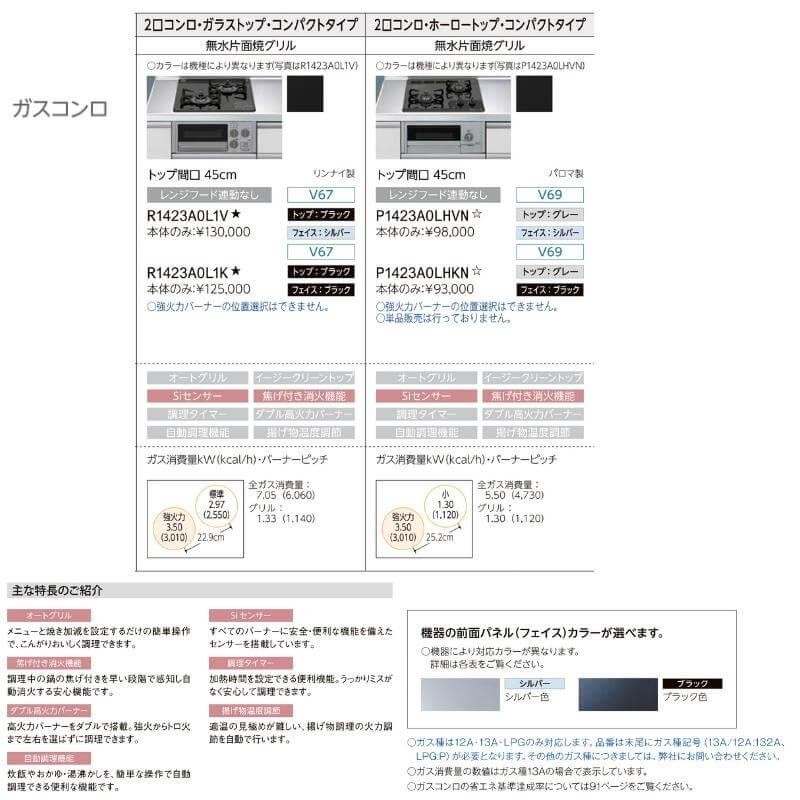 コンパクトキッチン ティオ Tio LixiL ペニンシュラI型 ベーシック