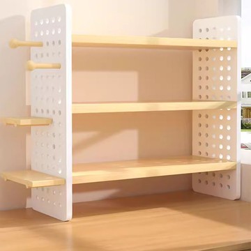 （倉庫直出）桌面置物架書架洞洞辦公室書桌桌上辦公桌宿舍多層工位收納展示架YJ-180快速出貨