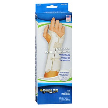 Sportaid Wrist Brace Deluxe Right Beige XLarge 1 each by Scott Specialties