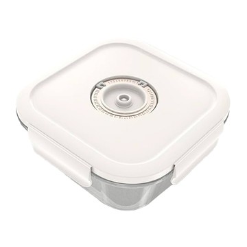 拍平方 食品真空保鮮盒 玻璃 800ml 15.2x15.2x6cm  1個  1個