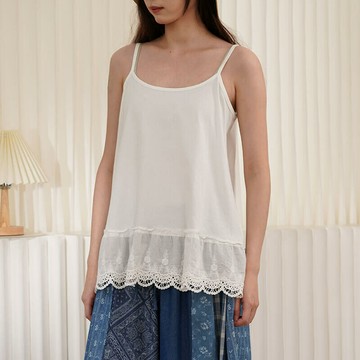 蕾絲花邊吊帶上衣253216