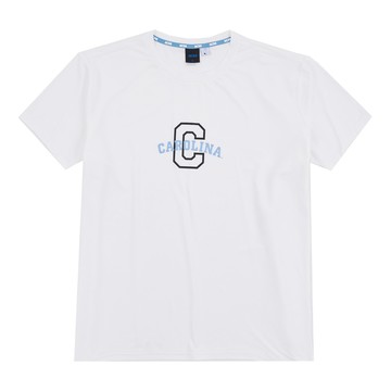 NCAA 短T 北卡羅來納 白 藍LOGO 吸排 圓領T 中性 7325107100