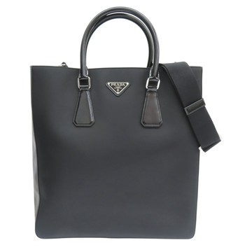 PRADA 普拉達 黑色 尼龍 Re-Nylon 兩用包 2VG115 【二手名牌BRAND OFF】