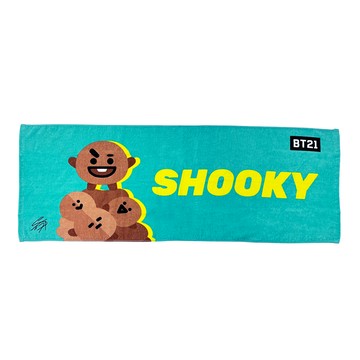 日本丸真 宇宙明星BT21運動毛巾 SHOOKY_廠商直送
