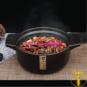 陶瓷燉鍋明火家用砂鍋耐高溫瓦罐湯煲燃氣煲湯鍋【雲木雜貨】