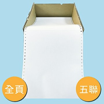 【文具通】連續 報表紙 91/2 5P 5聯 全頁 約200份 超商取貨僅限1箱 P1450027【APP滿額下單4%點數(單一帳號最高1000點)】7/31止