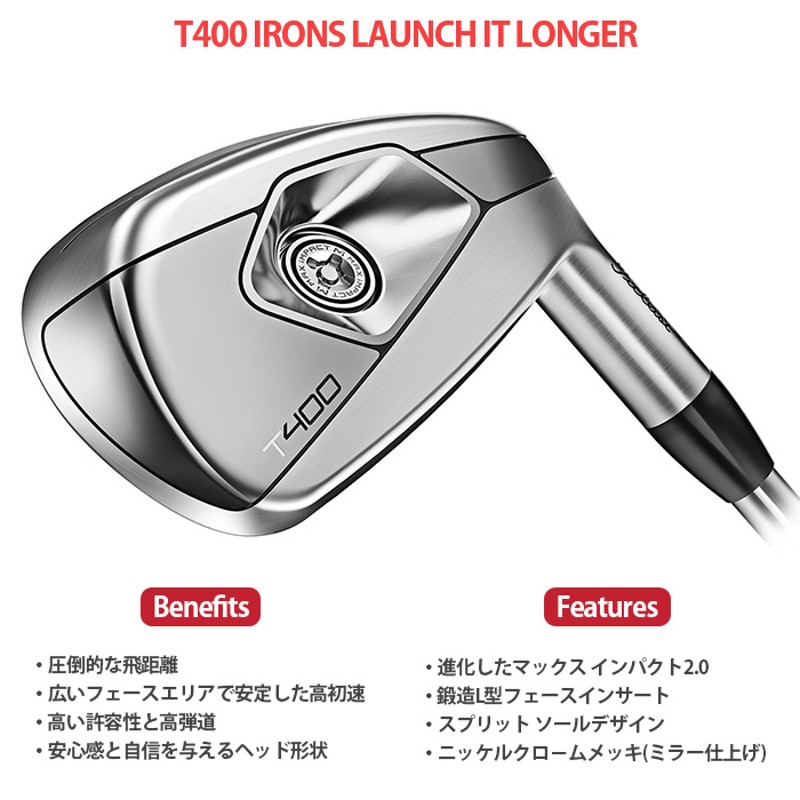 メーカーカスタム】Titleist タイトリスト NEW T400 アイアン TITLEIST