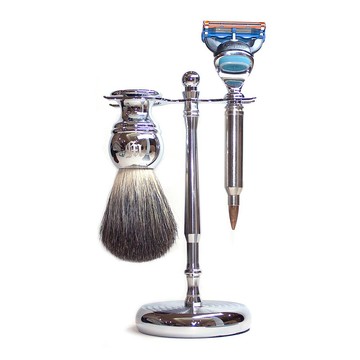 Bullet 麥格農子彈 手動安全刮鬍刀組 / 吉列Fusion 鋒隱刀架刀片