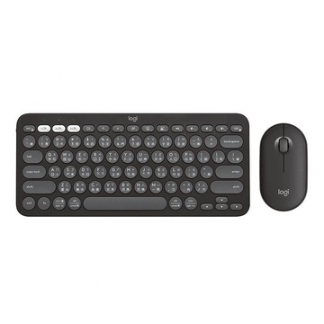 logitech 羅技 Pebble 2 Combo 無線藍牙鍵盤滑鼠組 原廠保固  YR0091 + MR0103  石墨灰  Mini (Compact/60%/75%)