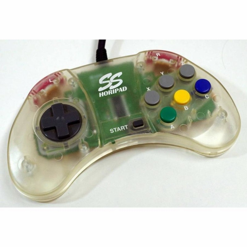 送料無料】【中古】SS セガサターン ホリパッドSS クリアー サターン 