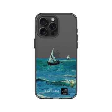 iPhone 15 Pro Max Clear 酷墨灰 - Van Gogh Museum - 海濱的漁船