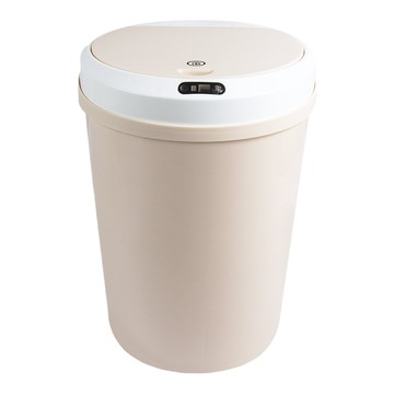 aibo USB充電 自動掀蓋智能感應垃圾桶 12L  24 x 24 x 33cm  裸色