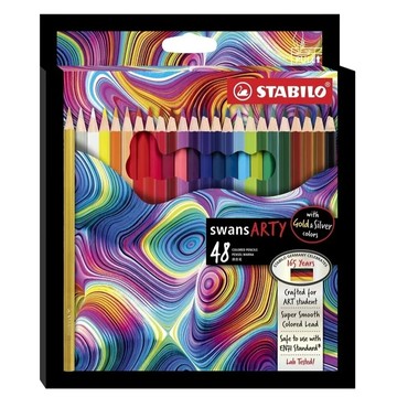 STABILO 思筆樂 Swans ARTY油性色鉛筆 ST1520/48  48色  1盒
