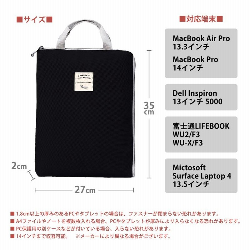 ドキュメントケース(ノートパソコン13インチ可能)