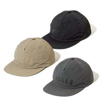 【百搭早春風格戶外服飾7折優惠】日本限定 學院風POLER LOGO風格尼龍帽 (共3色) 炭灰