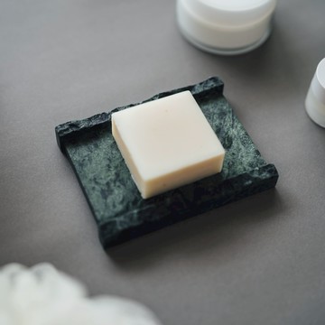 大理石自然面托盤/肥皂盤 (台灣蛇紋石)