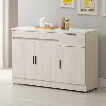 MUNA家居  貝諾可4尺石面餐櫃   120.7X40.3X84.9cm