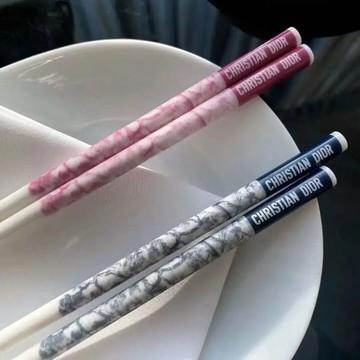 🎀創意筷子🎀迪家高級陶瓷骨瓷筷子高貴餐具輕奢情侶禮盒裝防滑防黴耐高溫送禮筷子 環保筷 可愛筷子 防滑筷子 高檔筷子