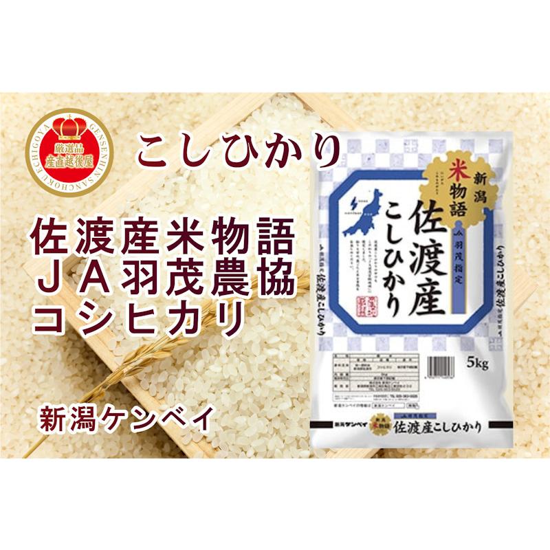 令和５年産 新米 新潟県産 コシヒカリ 新潟県佐渡 JA羽茂農協 コシヒカリ5kg 佐渡産地限定 新潟ケンベイ産 送料無料