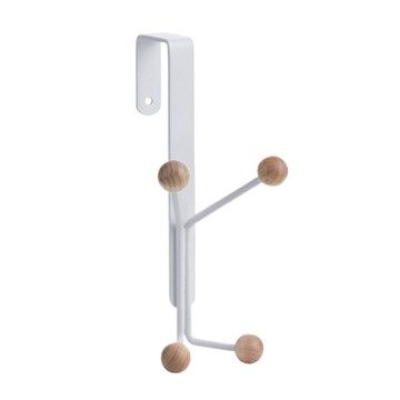 【dayneeds】門後掛勾置物架（4勾）4勾