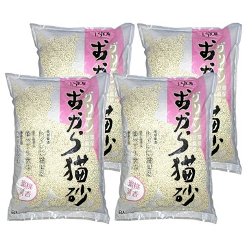 i Show 環保豆腐砂  蜜桃清香  6L  4袋
