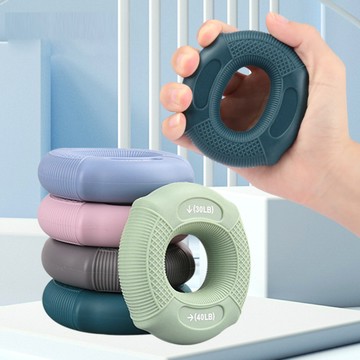 大友los1986凸角款硅膠條紋握力圈健身手指按壓手腕手力臂肌運動解壓訓練器