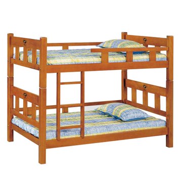 【唯熙傢俱】妮可柚木色3.5尺雙層床