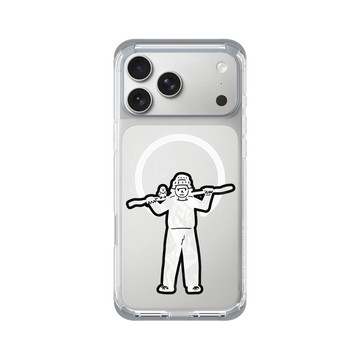 iPhone 17 Pro Max ClearX (MagSafe 兼容) 霜透灰 - Abei - MaskBoy, 棍子與小鳥