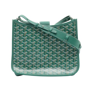 GOYARD 高雅德 綠色 Goyardine帆布 Musette PM 肩背包 MUSETTPMLTY09CG09P 【二手名牌BRAND OFF】