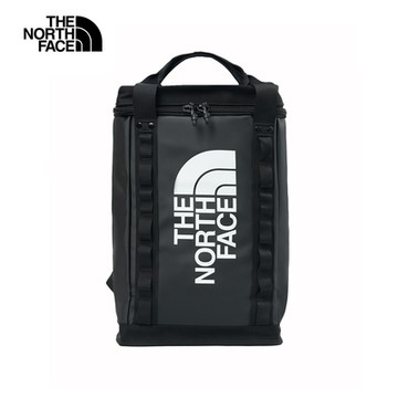 【The North Face 官方旗艦】北面男女款黑色DWR防潑水大容量休閒後背包｜3KYV53R 筆電包/登山包
